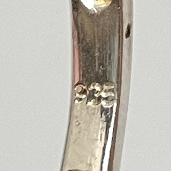 Stunning 925 Sterling Silver Heart Hoop Earrings Boho Love Statement Classic - Picture 2 of 7